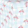 Storage Ottoman, Flamingo Gingham Blue - Ottomans - 3
