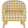 Stevie Kids' Chair, Buttercup Gingham - Kids Seating - 1 - thumbnail