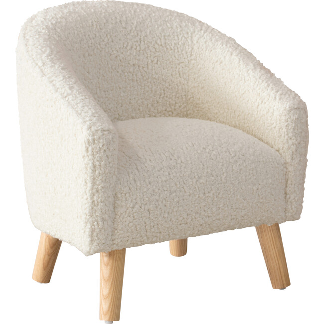 Stevie Kids' Chair, Ivory Sheepskin - Kids Seating - 2