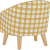 Stevie Kids' Chair, Buttercup Gingham - Kids Seating - 3