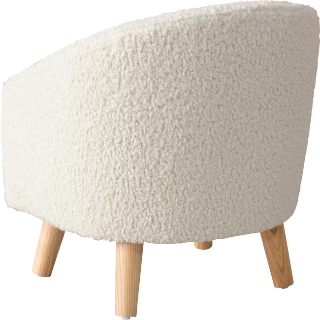 Stevie Kids' Chair, Ivory Sheepskin - Kids Seating - 3