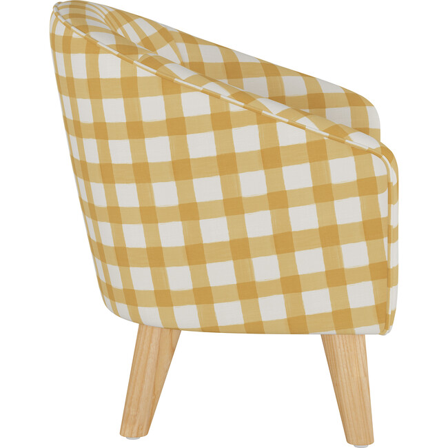 Stevie Kids' Chair, Buttercup Gingham - Kids Seating - 6