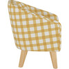 Stevie Kids' Chair, Buttercup Gingham - Kids Seating - 6