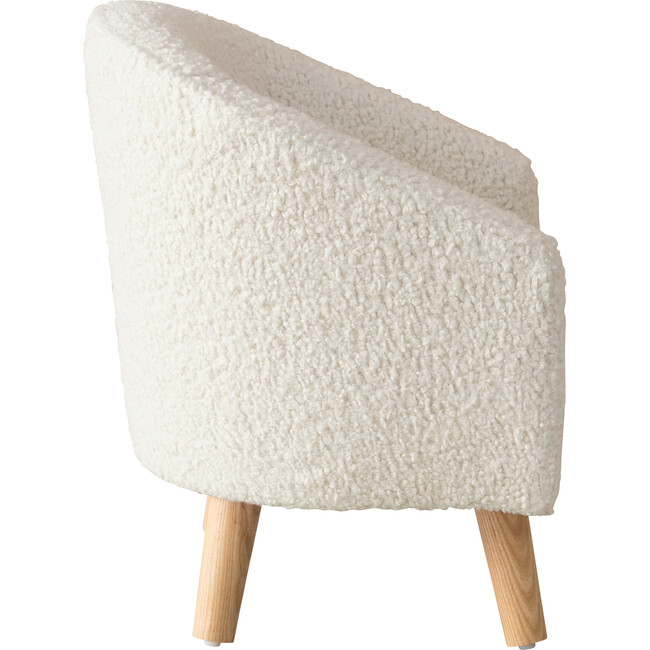 Stevie Kids' Chair, Ivory Sheepskin - Kids Seating - 6
