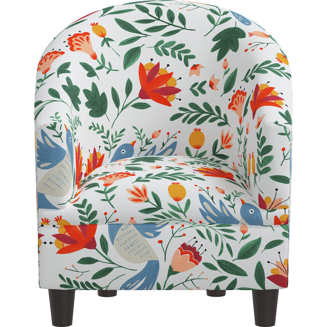 Riley Kids' Chair, Nordic Bird White