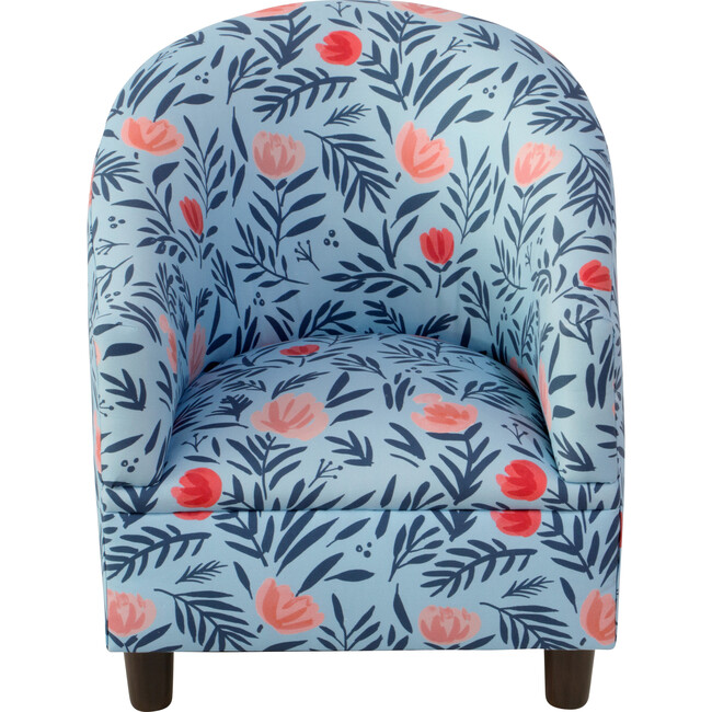 Riley Kids' Chair, Periwinkle Bloom - Kids Seating - 1