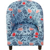Riley Kids' Chair, Periwinkle Bloom - Kids Seating - 1 - thumbnail