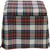 Elsie Skirted Storage Ottoman, Stewart Plaid - Ottomans - 3