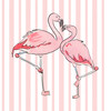 Skirted Storage Ottoman, Flamingo Stripe Pink - Kids Seating - 4