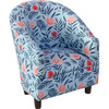 Riley Kids' Chair, Periwinkle Bloom - Kids Seating - 7
