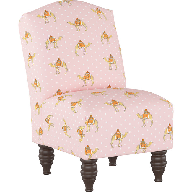 Camel Back Kids Chair, Camel Dot Pink - Kids Seating - 8