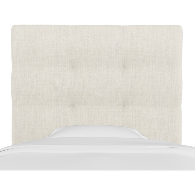 Avery Tufted Headboard, Parchment Linen