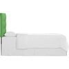 Avery Tufted Headboard, Kelly Green Linen - Beds - 2