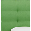 Avery Tufted Headboard, Kelly Green Linen - Beds - 3