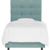 Avery Tufted Bed, Seaglass Linen - Beds - 1 - thumbnail