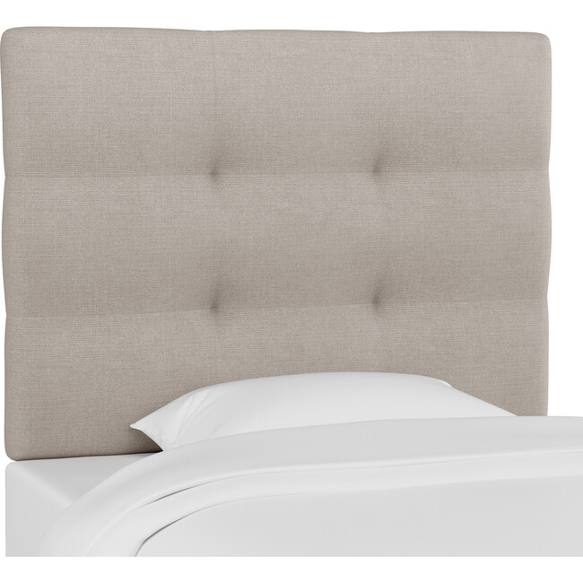 Avery Tufted Headboard, Wafer Linen - Beds - 5