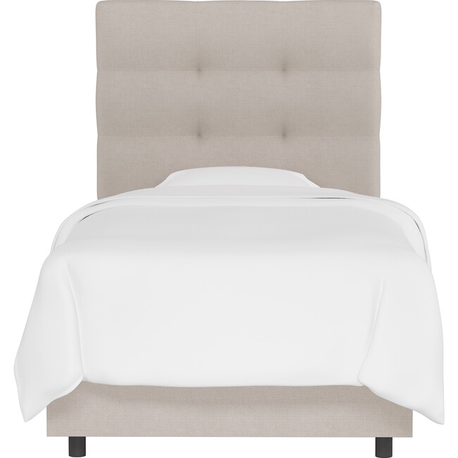 Avery Tufted Bed, Wafer Linen