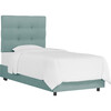 Avery Tufted Bed, Seaglass Linen - Beds - 5