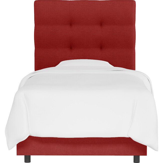 Avery Tufted Bed, Cherry Pie Linen