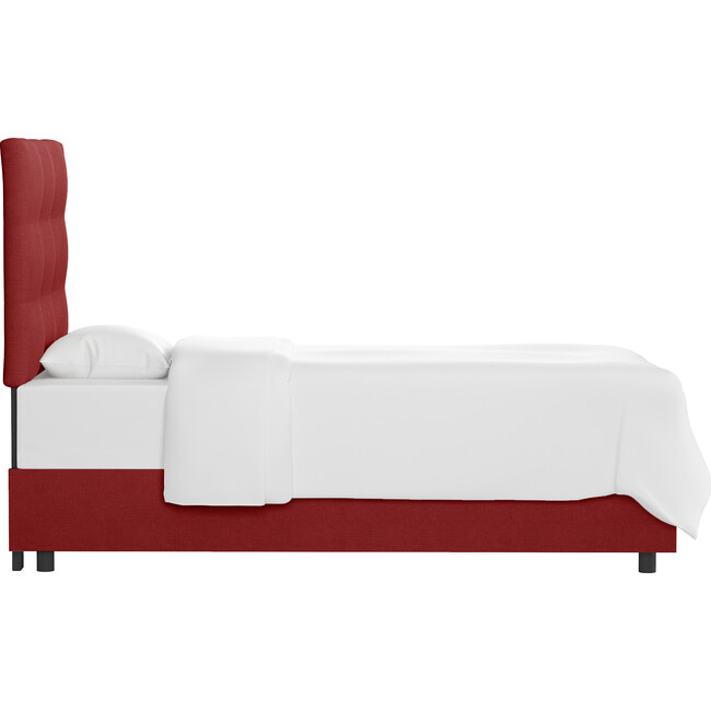 Avery Tufted Bed, Cherry Pie Linen