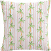 Pillow, Palm Tree Stripe Pink - Decorative Pillows - 1 - thumbnail