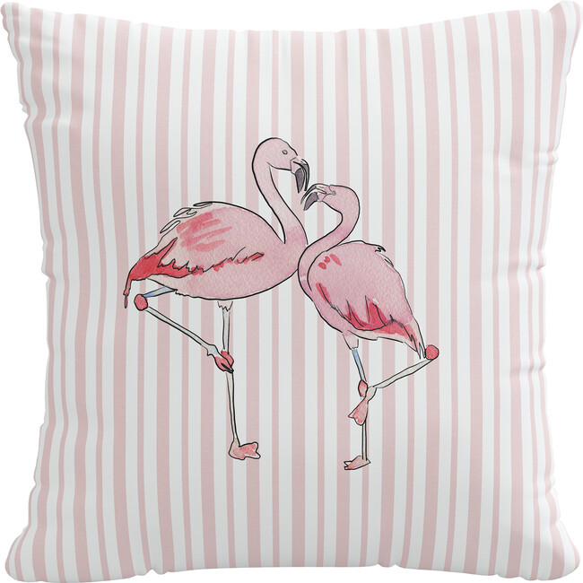 Pillow, Flamingo Stripe Pink
