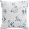 Pillow, Malin Toile Blue - Decorative Pillows - 1 - thumbnail