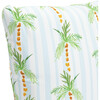Pillow, Palm Tree Stripe Blue - Decorative Pillows - 4