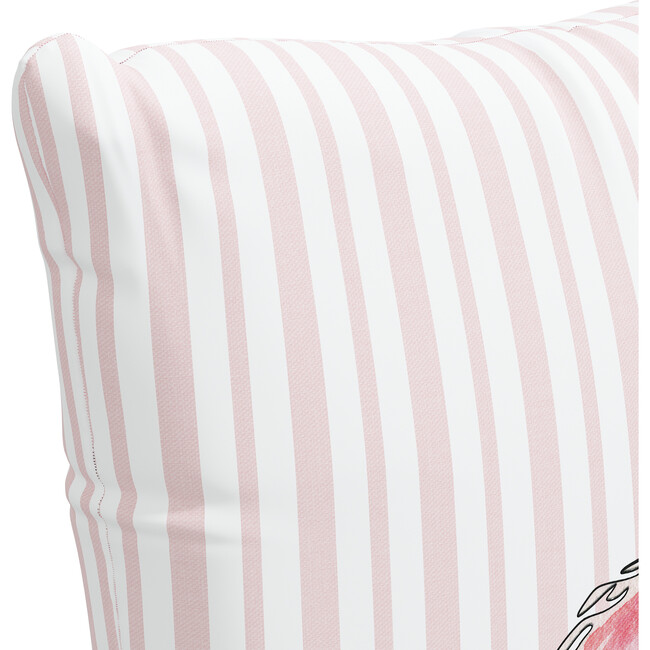 Pillow, Flamingo Stripe Pink - Decorative Pillows - 3