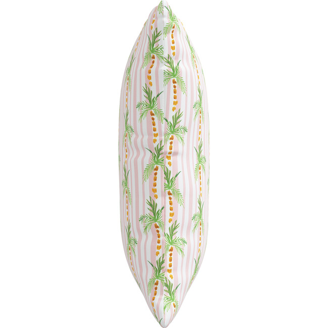 Pillow, Palm Tree Stripe Pink - Decorative Pillows - 6
