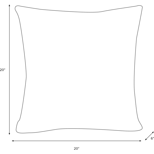 Pillow, Bunting Scallop Multi - Decorative Pillows - 6