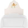 Arched Headboard, Camel Stripe Tan - Beds - 1 - thumbnail
