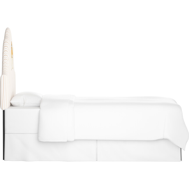 Arched Headboard, Camel Stripe Tan - Beds - 2