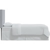 Haven Slipcover Headboard, Navy Oxford Stripe - Beds - 5