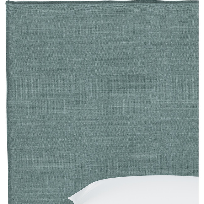 Haven Slipcover Headboard, Seaglass Linen - Beds - 3