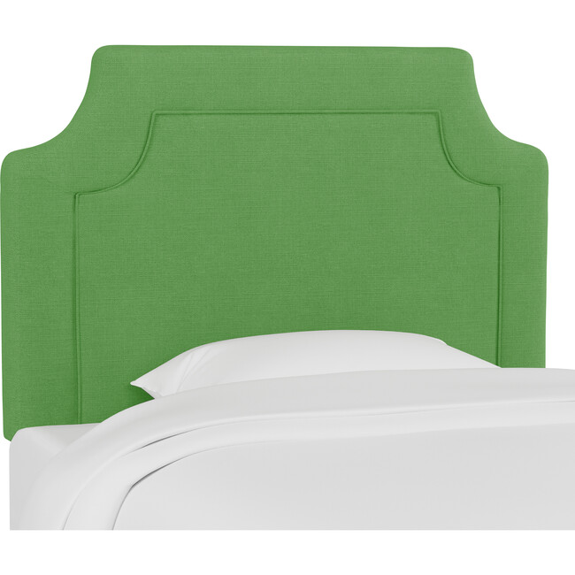 Emerson Headboard, Kelly Green Linen - Beds - 5