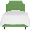 Emerson Bed, Kelly Green Linen - Beds - 1 - thumbnail