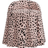 Aurora Kids' Skirted Vanity Stool, Rose Cheetah - Kids Seating - 1 - thumbnail