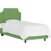 Emerson Bed, Kelly Green Linen - Beds - 5