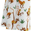 Aurora Kids' Skirted Vanity Stool, Monkey Bright - Kids Seating - 4