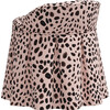 Aurora Kids' Skirted Vanity Stool, Rose Cheetah - Kids Seating - 3