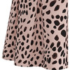 Aurora Kids' Skirted Vanity Stool, Rose Cheetah - Kids Seating - 4