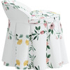 Aurora Kids' Skirted Vanity Stool, Kaleidoscope Floral Blush - Kids Seating - 7