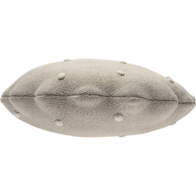Round Knitted Biscuit Cushion, Dune - Decorative Pillows - 3