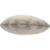 Round Knitted Biscuit Cushion, Dune - Decorative Pillows - 3
