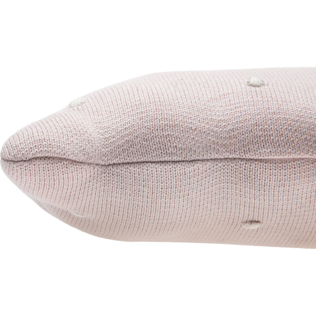 Knitted Biscuit Cushion, Pink - Decorative Pillows - 4