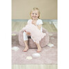 Knitted Biscuit Cushion, Pink - Decorative Pillows - 6