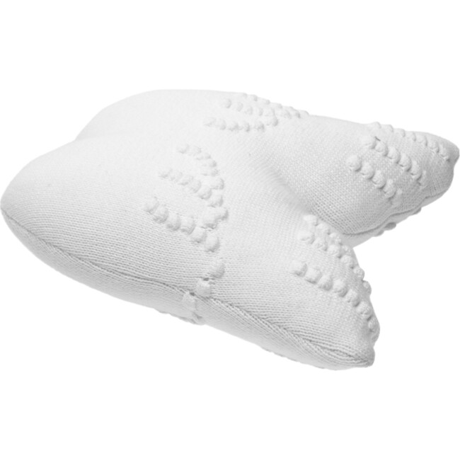Knitted Cushion, Angel Wings
