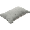Knitted Biscuit Cushion, Grey - Decorative Pillows - 2