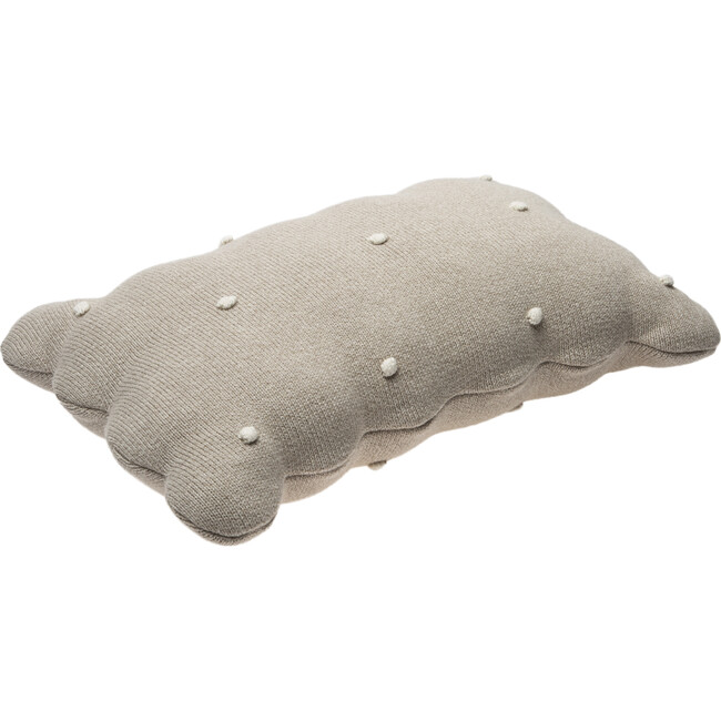 Knitted Biscuit Cushion, Dune